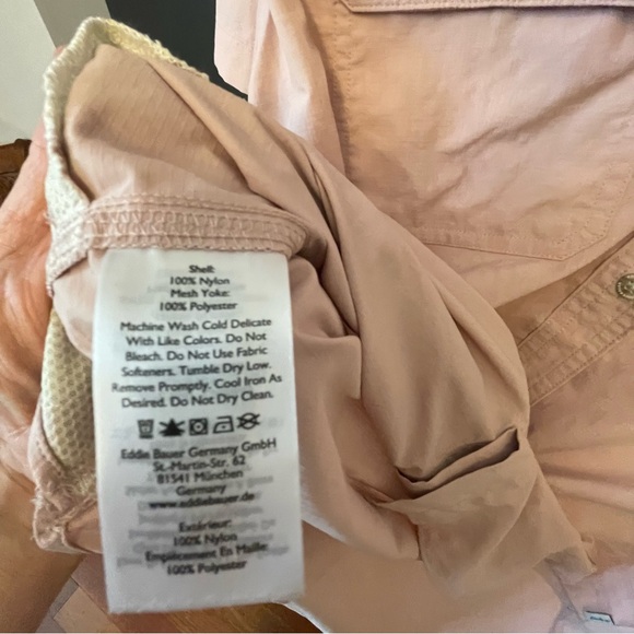 Eddie Bauer Pink Casual Button Down Shirt - Picture 6 of 8